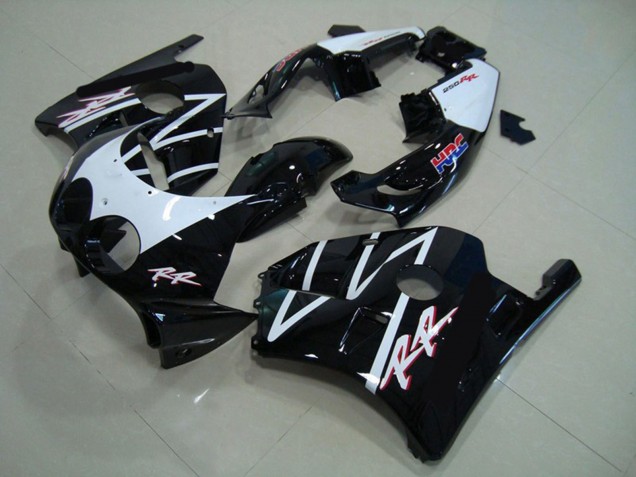 Mejores 1990-1998 Blanco Negro HRC Honda CBR250RR Carenados Moto