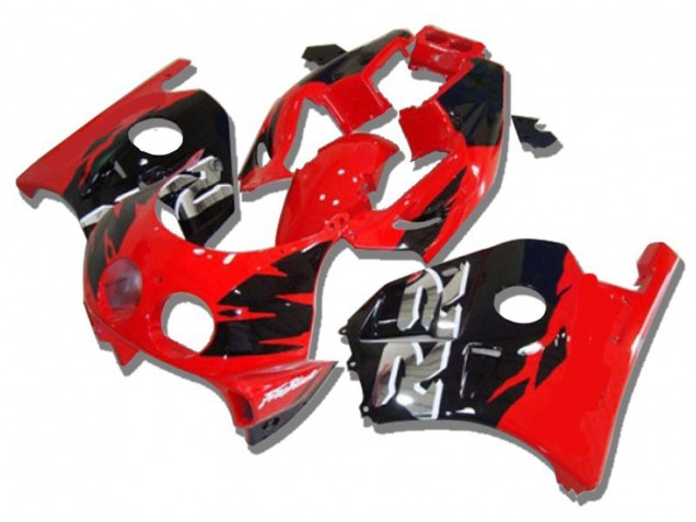 Mejores 1990-1998 Rojo Negro Plata Rr Honda CBR250RR Carenados Moto