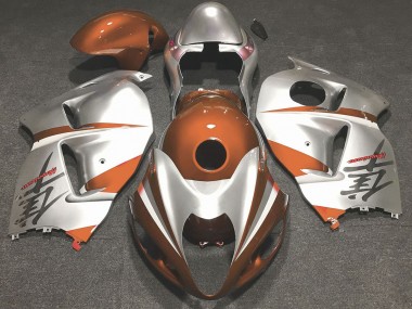 Mejores 1997-2007 Naranja Brillante & Plata Suzuki GSXR 1300 Carenados Moto