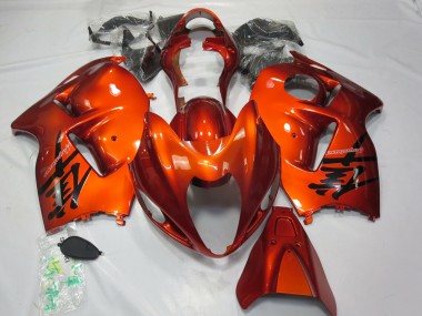 Mejores 1997-2007 Naranja Quemada Suzuki GSXR 1300 Carenados Moto