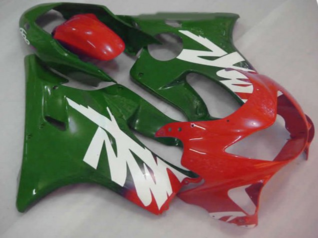 Mejores 1999-2000 Calcomanía Verde Roja & Blanca Honda CBR600 F4 Carenados Moto