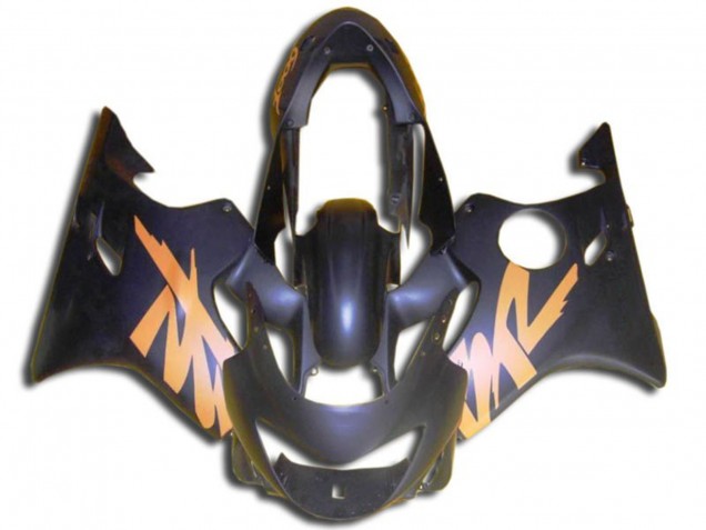 Mejores 1999-2000 Negro Mate & Naranja Honda CBR600 F4 Carenados Moto