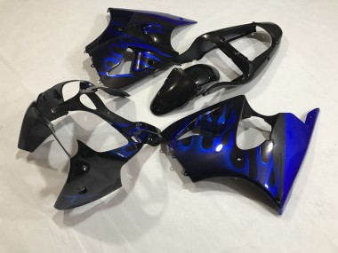 Mejores 2000-2002 Kit Azul Llama Kawasaki ZX6R Carenados Moto