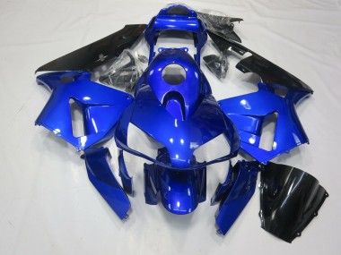 Mejores 2003-2004 Azul Profundo Honda CBR600RR Carenados Moto