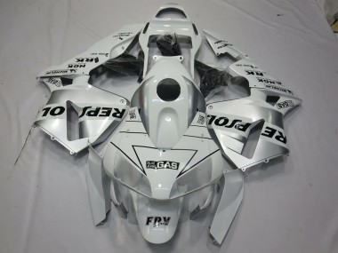 Mejores 2003-2004 Blanco Plata Repsol Honda CBR600RR Carenados Moto