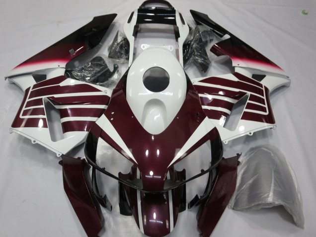 Mejores 2003-2004 Morado & Blanco Honda CBR600RR Carenados Moto