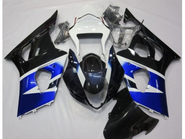 Mejores 2003-2004 Negro Azul & Blanco Suzuki GSXR 1000 Carenados Moto