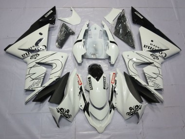 Mejores 2004-2005 Blanco Corona Kawasaki ZX10R Carenados Moto