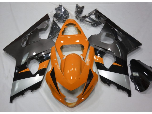 Mejores 2004-2005 Naranja & Plata Suzuki GSXR 600-750 Carenados Moto