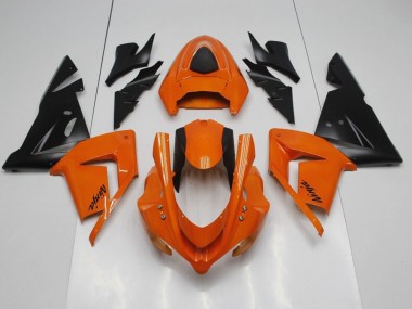 Mejores 2004-2005 Ninja Naranja Liso Kawasaki ZX10R Carenados Moto