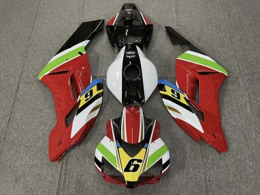 Mejores 2004-2005 Rojo 6 Honda CBR1000RR Carenados Moto