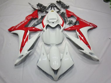 Mejores 2004-2006 Estilo Blanco & Rojo Yamaha R1 Carenados Moto