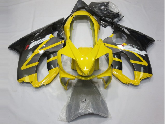 Mejores 2004-2007 Amarillo & Plata Honda CBR600 F4i Carenados Moto