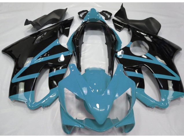 Mejores 2004-2007 Azul Claro Brillante Honda CBR600 F4i Carenados Moto