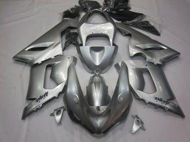 Mejores 2005-2006 Plata Kawasaki ZX6R Carenados Moto