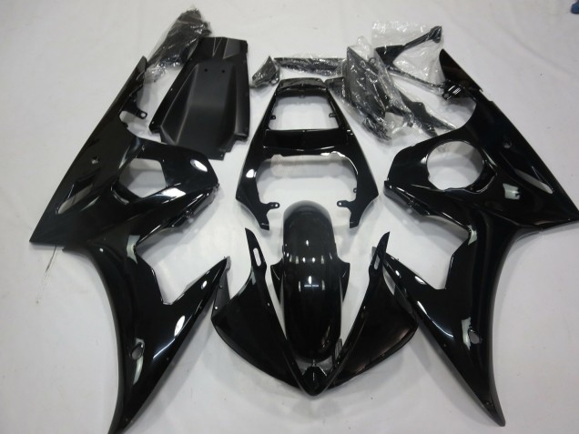 Mejores 2005 Negro Brillante Yamaha R6 Carenados Moto