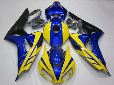 Mejores 2006-2007 Azul & Amarillo Honda CBR1000RR Carenados Moto