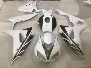 Mejores 2006-2007 Blanco Brillante Honda CBR1000RR Carenados Moto