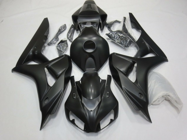 Mejores 2006-2007 Negro Mate Honda CBR1000RR Carenados Moto