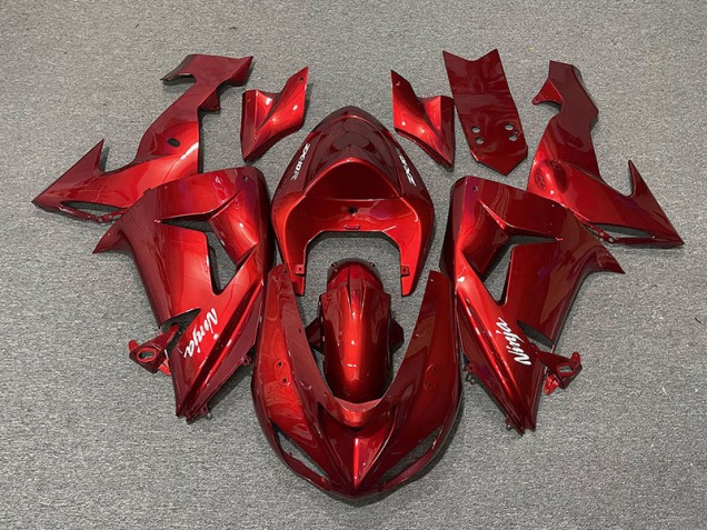 Mejores 2006-2007 Rojo Caramelo Kawasaki ZX10R Carenados Moto