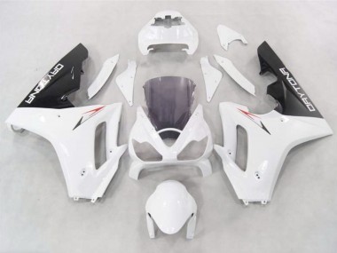 Mejores 2006-2008 Blanco Con Bajos Negros Triumph Daytona 675 Carenados Moto