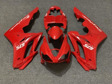 Mejores 2006-2008 Rojo Brillante Triumph Daytona 675 Carenados Moto