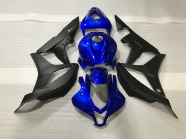 Mejores 2007-2008 Azul Brillante & Lima Honda CBR600RR Carenados Moto