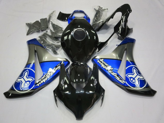 Mejores 2008-2011 Diseño Especial Azul Plateado Honda CBR1000RR Carenados Moto