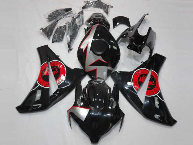 Mejores 2008-2011 Negro Brillante & Rojo Honda CBR1000RR Carenados Moto