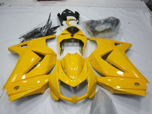 Mejores 2008-2012 Amarillo Kawasaki Ninja 250 Carenados Moto