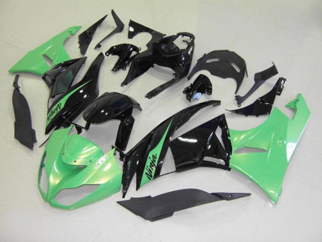 Mejores 2009-2012 Verde Especial Kawasaki ZX6R Carenados Moto