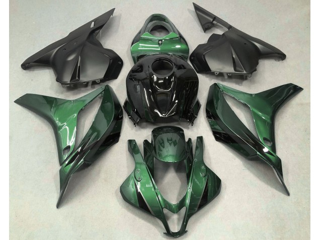 Mejores 2009-2012 Verde Intenso Con Negro Honda CBR600RR Carenados Moto