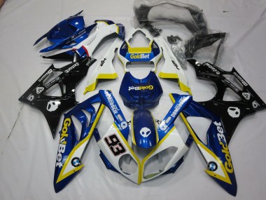 Mejores 2009-2014 Alien Azul & Blanco BMW S1000RR Carenados Moto