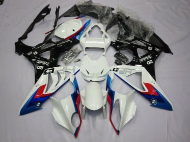 Mejores 2009-2014 Alien Azul & Blanco BMW S1000RR Carenados Moto