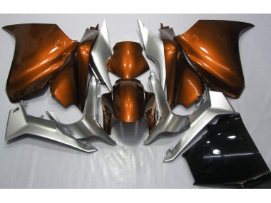 Mejores 2010-2013 Naranja & Plata Honda VFR1200 Carenados Moto