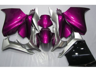 Mejores 2010-2013 Rosa Intenso & Plateado Honda VFR1200 Carenados Moto