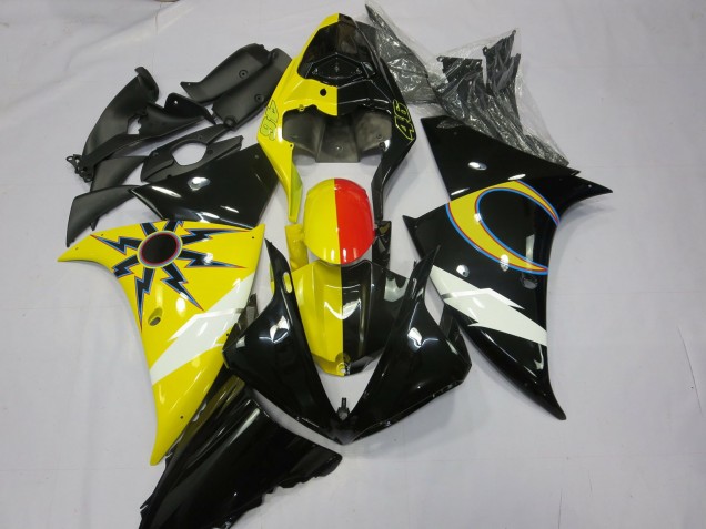 Mejores 2012-2014 Amarillo 46 Yamaha R1 Carenados Moto