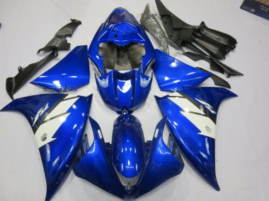 Mejores 2012-2014 Azul & Blanco Yamaha R1 Carenados Moto