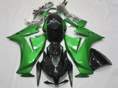 Mejores 2012-2016 Negro Brillante & Verde Honda CBR1000RR Carenados Moto