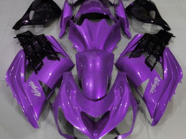 Mejores 2012-2021 Estado De Ánimo Morado Kawasaki ZX14R Carenados Moto