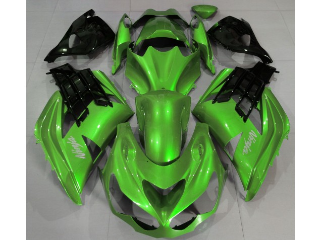 Mejores 2012-2021 Verde Líquido Kawasaki ZX14R Carenados Moto