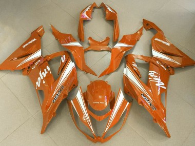 Mejores 2013-2018 Ninja Naranja Kawasaki ZX6R Carenados Moto