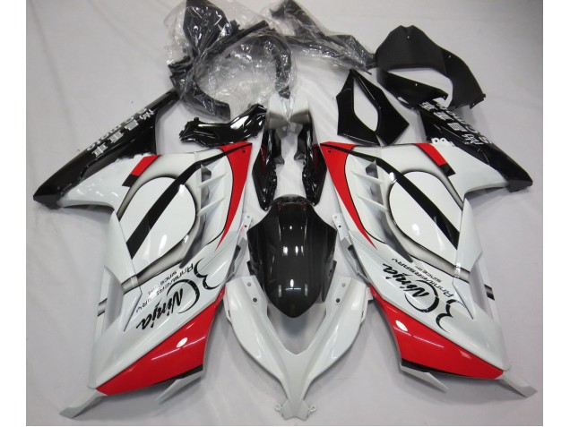 Mejores 2013-2018 Rojo & Blanco Kawasaki Ninja 300 Carenados Moto