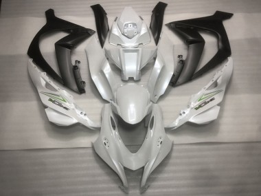 Mejores 2016-2019 Blanco Perla & Verde Kawasaki ZX10R Carenados Moto