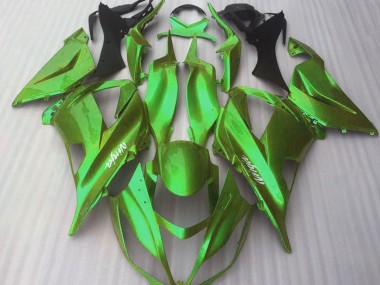 Mejores 2016-2019 Verde Caramelo Brillo Kawasaki ZX10R Carenados Moto