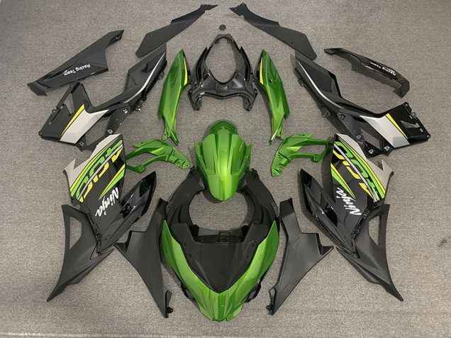 Mejores 2018-2023 Estilo Verde Esmeralda OEM Kawasaki Ninja 400 Carenados Moto